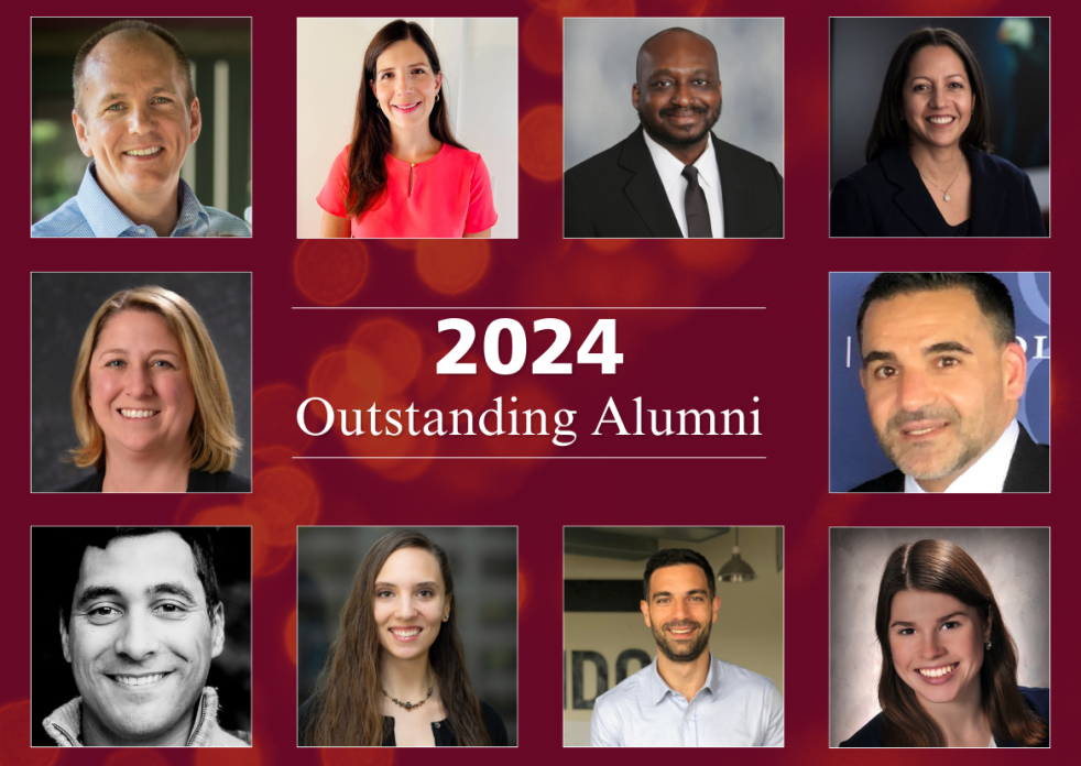 Collage of images of our outstanding alumni awardees