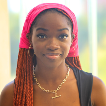 Portrait of Zara Okoli at the University of Massachusetts
