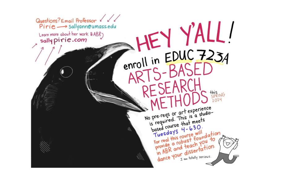 EDUC 723A: Arts-Based Research Methods for Spring 2024 with Sally Pirie